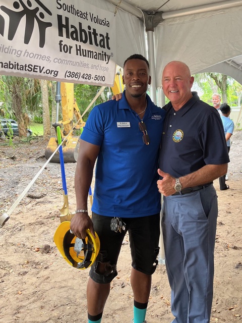 Fred Cleveland with Albert Washington III