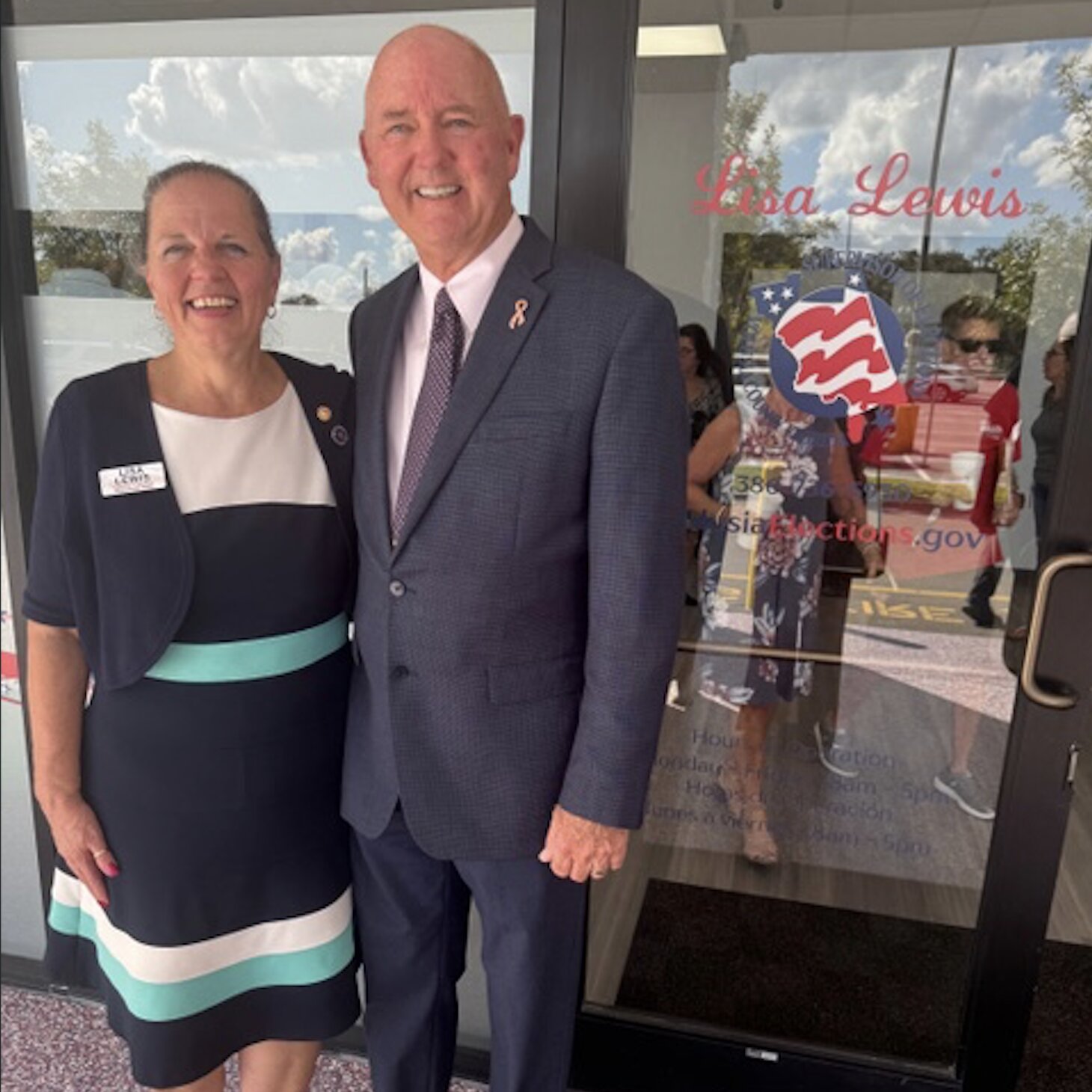 Fred Cleveland with Lisa Lewis