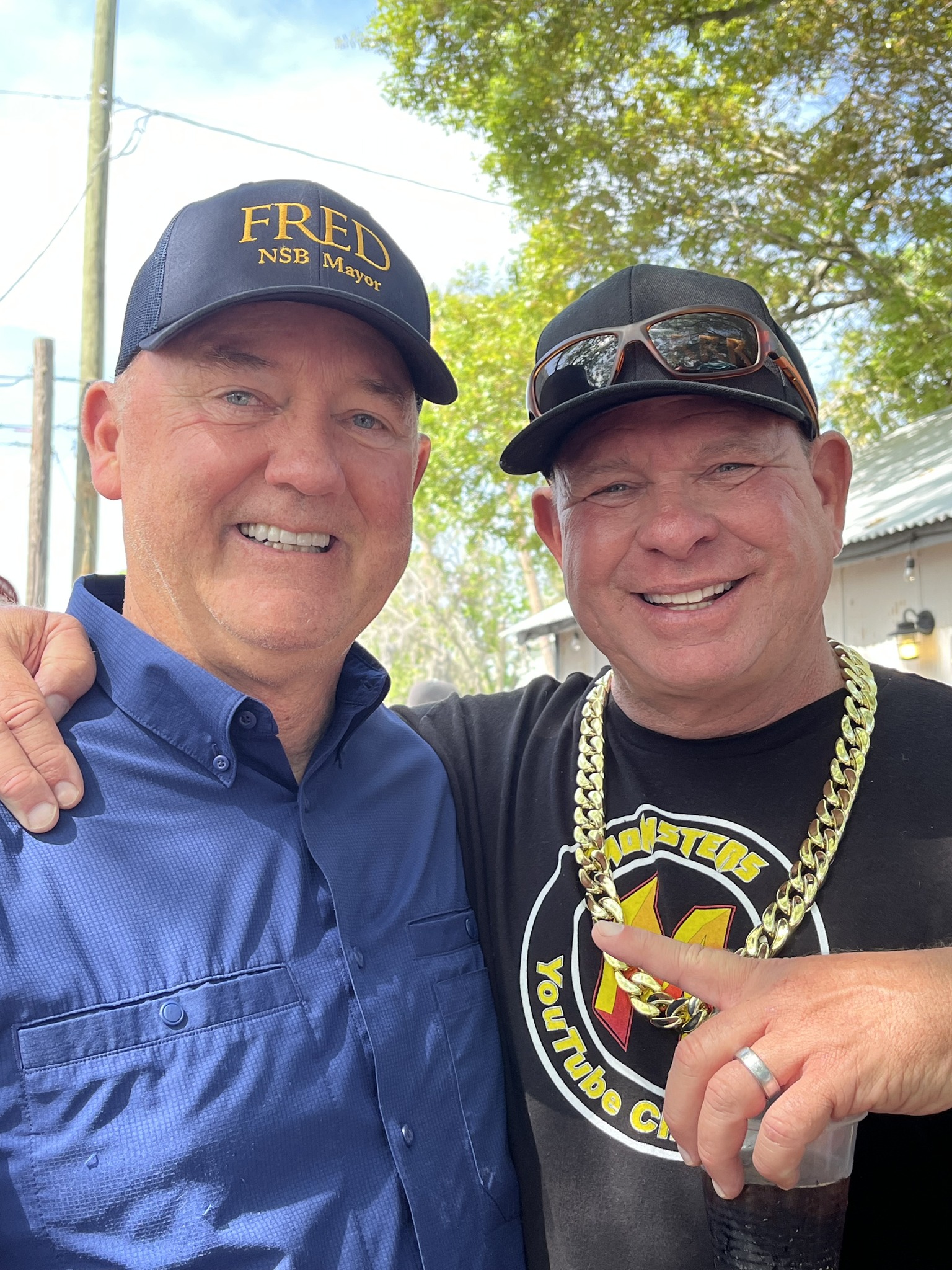 Fred Cleveland with Russ Rollins