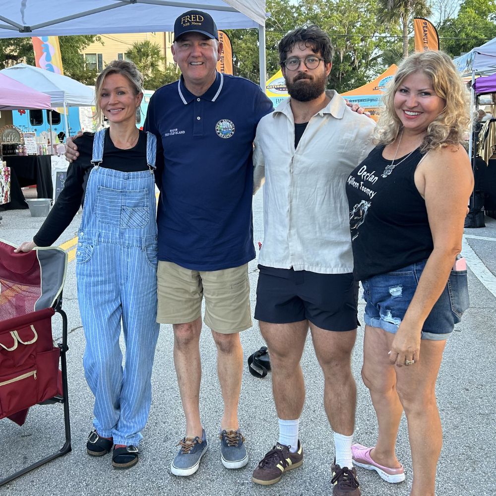 Fred Cleveland at the NSB Farmers Market