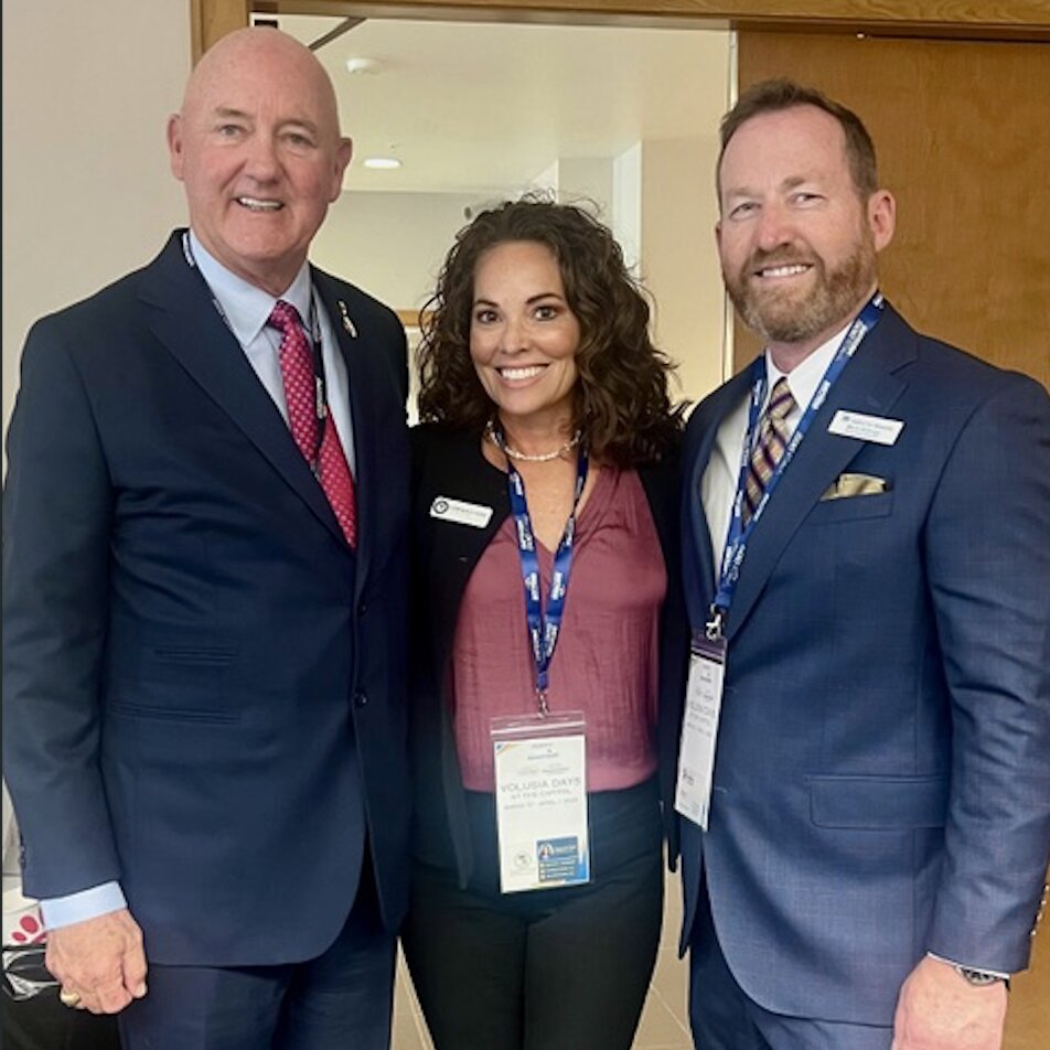 Fred Cleveland with Mark Billings and Stephanie Ford