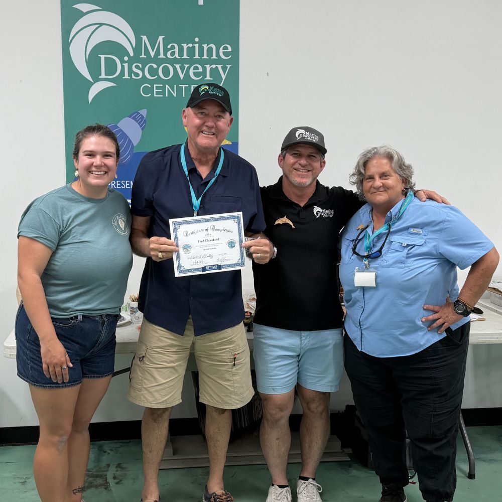 Fred Cleveland at a Master Naturalist graduation ceremony
