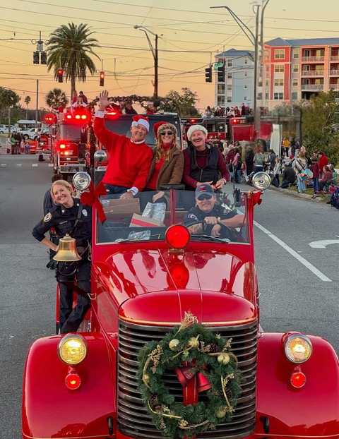 Fred Cleveland at parade