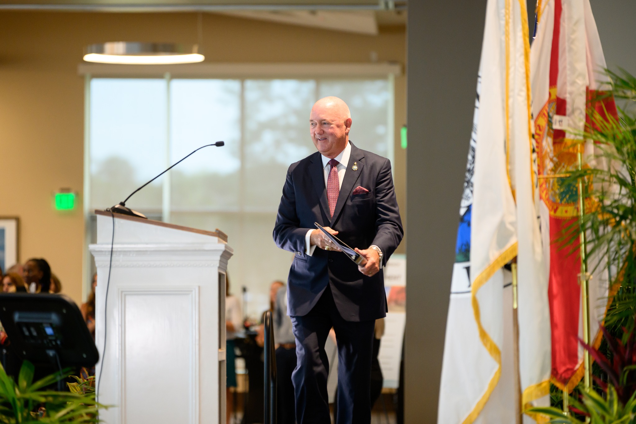 Mayor Fred Cleveland delivering the 2025 State of the City address